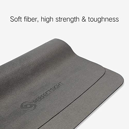 PERFECTSIGHT Microfiber Cleaning Cloth | Eyeglass Lens Cleaner [6 Pack, 5.7x6.7 Inch] Glasses, Phone, Camera, Computer Screen Cleaning | Safe for All Coated Lenses - color: Grey, size: 6 Pack