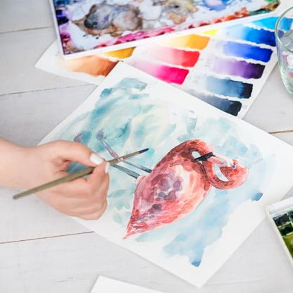 Bright Creations Cold Press Watercolor Paper for Artists and Beginners (6 x 9 in, 100 Sheets) - size: 6 x 9 In