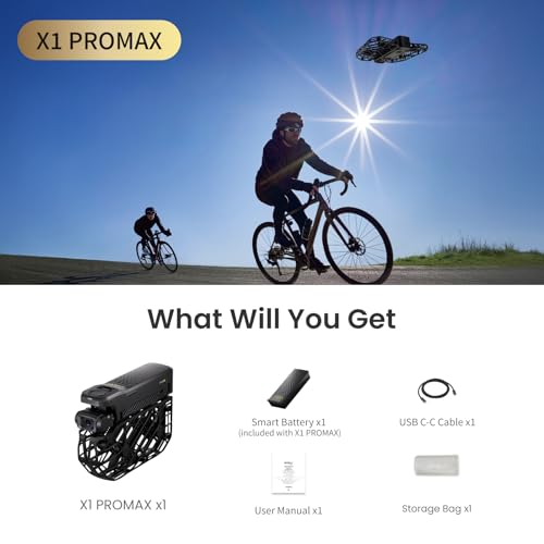 HOVERAir X1 PROMAX Standard, 8K Action Flying Camera, Foldable Follow Drone - style: PROMAX (Standard)