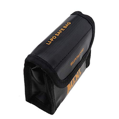Micro Traders Battery Safe Bag Storage Sack Pouch Fireproof Explosion-Proof Charge Protective Guard for 3Pc Li-po Battery Protection Compatible with DJI Mavic Mini