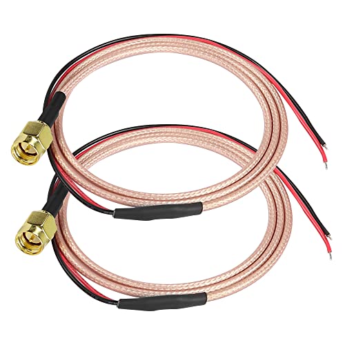 XMSJSIY SMA Male Pigtail Cable Bare Wire Open End Solder Coaxial Coax Cable - style: SMA Male