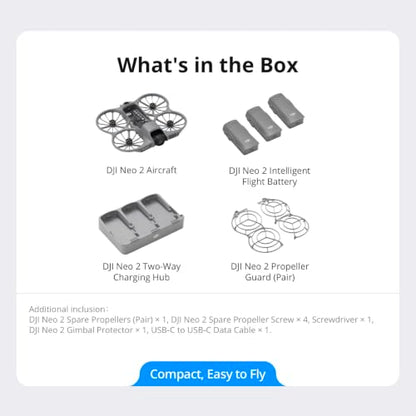 DJI Neo 2 Fly More Combo (Drone Only), 4K Drone With Camera - size: DJI Neo 2 Fly More Combo (Drone Only)