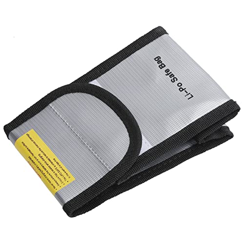 Fireproof Document Bag, Storage Bag with High Temperature Material for Important Certificates, Passports, Cash, Jewelry, Batteries