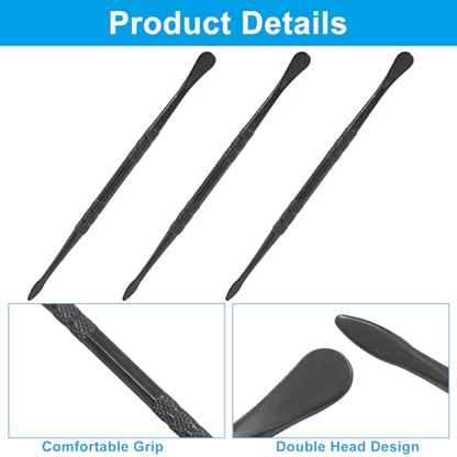 OSVJE Stainless Steel Wax Carving Tools, Black, 3 Pack - color: Black