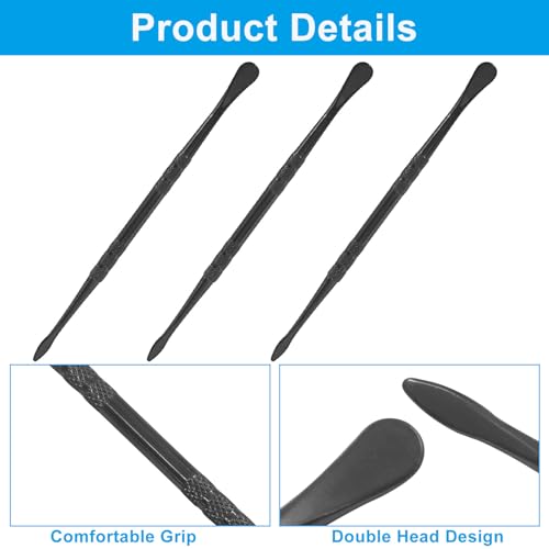 OSVJE Stainless Steel Wax Carving Tools, Black, 3 Pack - color: Black