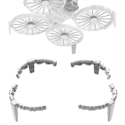 Bumper Guards with Landing Legs for DJI Flip Drone Accessories, Propeller Protetive Cover with Landing Feets Quick-Release Lightweight