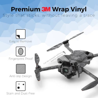 Drone Skin Compatible with DJI Mini 5 Pro - Gator Back - Premium 3M Vinyl Protective Wrap Decal Cover - Easy to Apply | Crafted in the USA by MightySkins - color: Gator Back, style: Matte Finish