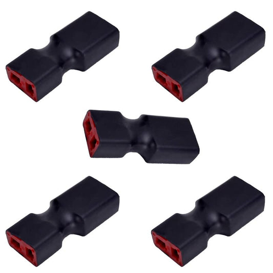 5pcs XT60 Male Connector to T-Plug Female Connector Adapter for RC Car Plane Lipo Battery ESC (Male XT60 to Female T-Plug) - size: XT60 Male to T Plug Female