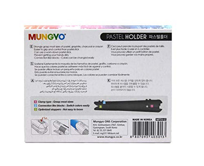 Mungyo Soft Oil Pastels Holder, Chalk Holder 2pcs, Great for various size of pastel