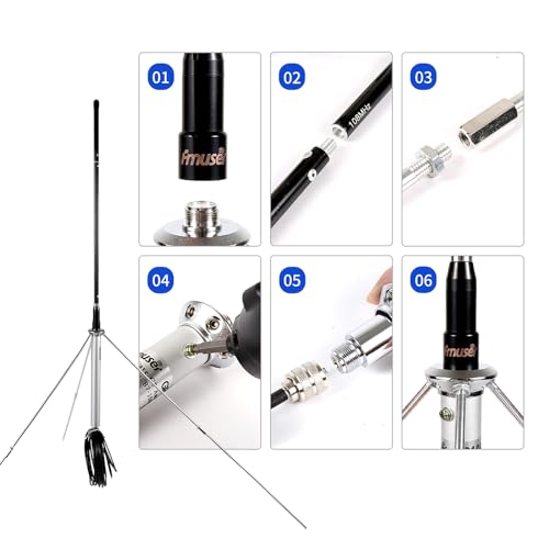 GP100 1/4 Wave Outdoor FM Transmitter Antenna 88-108MHz