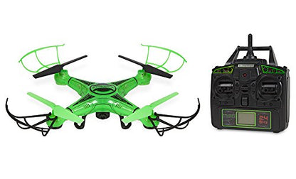 Striker-X Glow-in-the-Dark 2.4GHz 720p HD Camera Drone, 4GB Card, Ages 14+