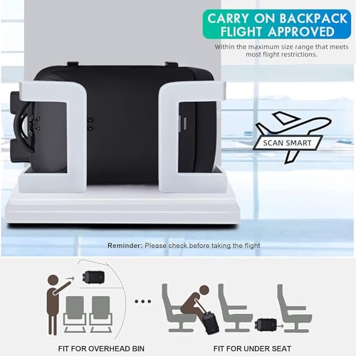 TANGCORLE Travel Backpack, 45L Carry On, Airline Approved - color: Black-a45