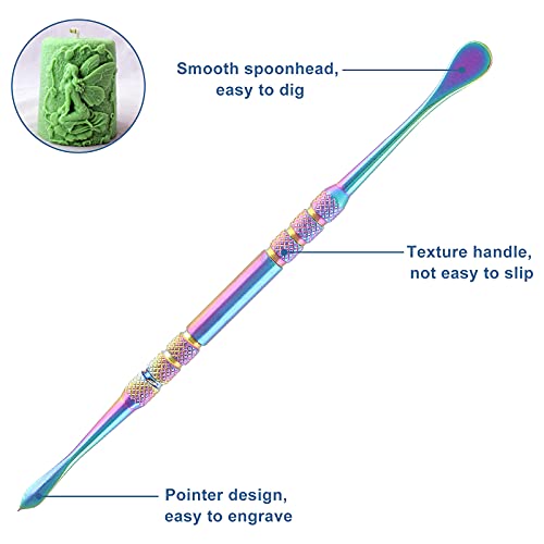 suiwotin 10PCS Wax Carving Tool, Rainbow - color: Rainbow - 10PCS