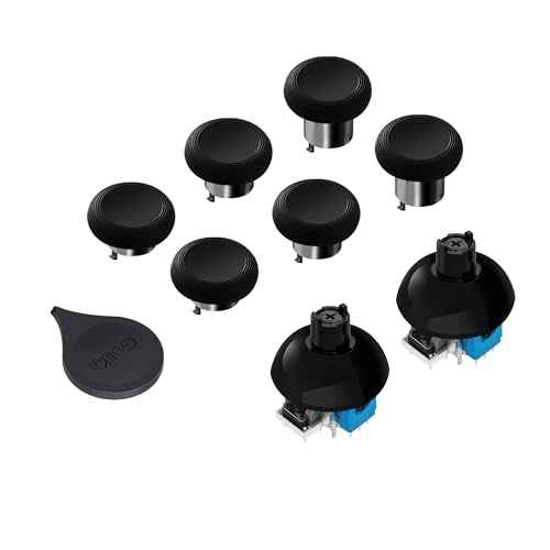 GuliKit 720° Adjustable Tension TMR Magnetic Joystick Replacement Kit - color: NS55-PS4-Blue