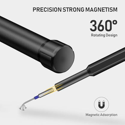 71-in-1 Precision Screwdriver Set with Pop-up Aluminum Alloy Case（Black） - size: 71 IN 1 black