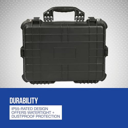 Strongway 20in. Waterproof Storage Case, Black - color: Black
