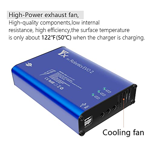 Hanatora Battery Charger for Autel Robotics EVO 2,II Pro V2 V3 Enterprise RTK,Dual Drone,Rapid Multi Parallel Charging Hub Accessories