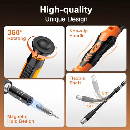 JOREST 145 in 1 Electronics Precision Screwdriver Set with 120 Bits