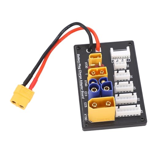 LiPo Parallel Charging Board 6S Expansion Board with EC3 EC5 T Connectors for Multiple RC Battery Charging and Power Tools