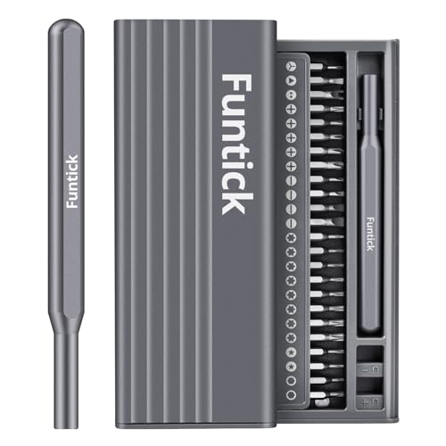 26 in 1 Small Precision Screwdriver Set, Professional Magnetic Mini Repair Tool Kit for Phone, Computer, Watch, Laptop, Macbook, Ring Doorbell, Eyeglass, Electronic, [Bearing Steel] Screw Driver