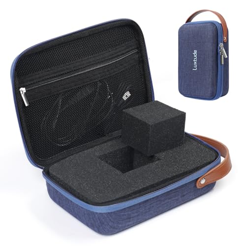 Luxtude Hard EVA Case with Foam, Hard EVA Shockproof Camera Organizer Case - color: Blue, size: Small