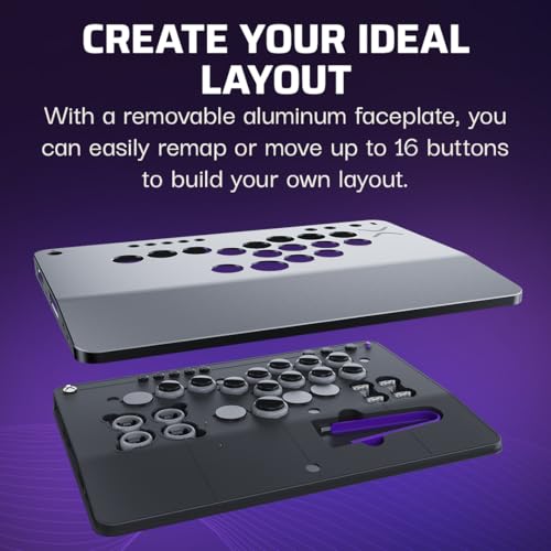 Turtle Beach Victrix Pro KO Leverless Esports All Button Fight Stick, Xbox - color: Gray