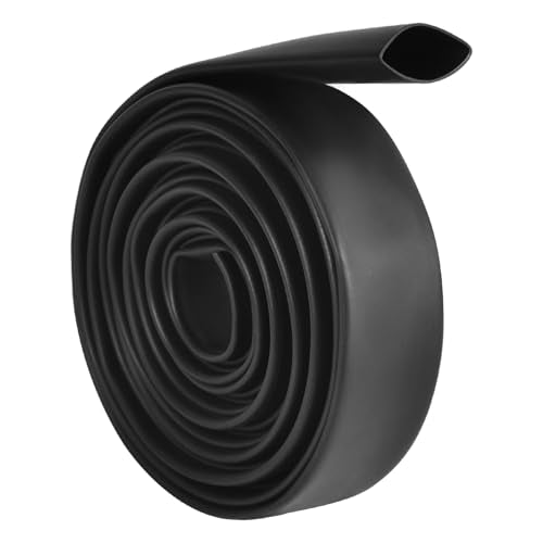 3/4 Inch Heat Shrink Tubing - 13Ft 3:1Ratio Waterproof Heat Shrink Tubin - Adhesive Lined,Dual Wall Adhesive Shrinkable Wire Wrap Tube - Black (1, Black, 3/4"(19.1mm)-13Ft) - size: 3/4"(19.1mm)-13Ft