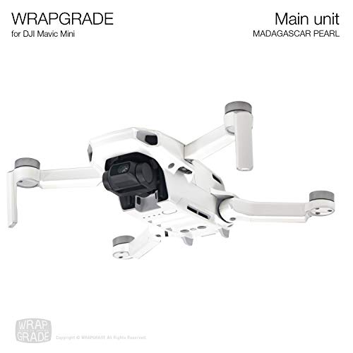 Wrapgrade Skin Compatible with DJI Mavic Mini & Mini 2 SE & Mini 4K (Madagascar Pearl) - color: MADAGASCAR PEARL