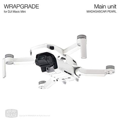 Wrapgrade Skin Compatible with DJI Mavic Mini & Mini 2 SE & Mini 4K (Madagascar Pearl) - color: MADAGASCAR PEARL