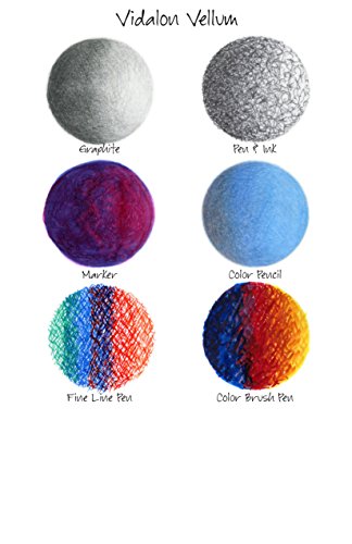 Canson Artist Series Vellum Paper, 9x12 inches, 50 Sheets (55lb/90g) - size: 9"X12"