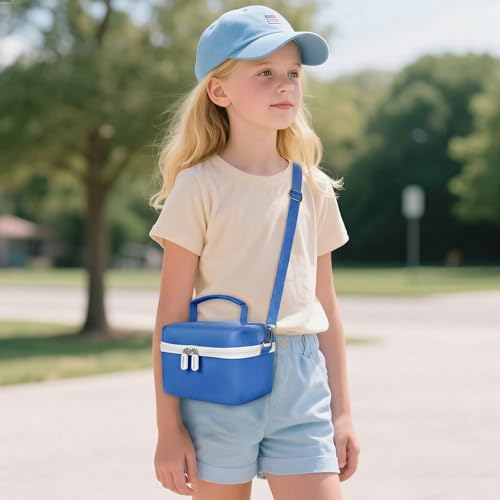 Againmore Case Compatible with Nex Playground Active Play System, Video Game Console Storage Holder Bag with Custom Slots for Device, HDMI Power Cord, Remote Control and Accessories-Blue(Box Only) - style: Blue Case