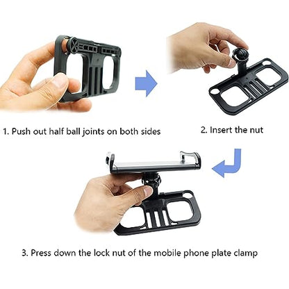 CHICHIYANG 12.9" Tablet Holder Bracket Foldable Expansion Clip for DJI Mavic Air 2/Air 2S/Mavic Mini 2 Drone