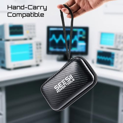 Seesii 4 Inch Protective Case for NanoVNA-H4 & TinySA Ultra - size: 4 inches