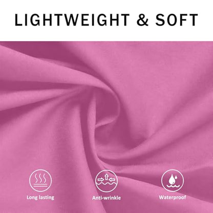BOHARERS 3 Pack Pink Waitress Aprons - Women Server Apron Waiter Server Short Aprons 24x12 Inches - color: 3 Pack Pink