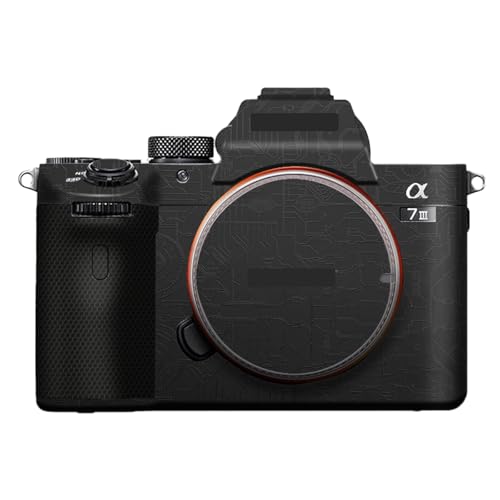 Camera Cover Skin Sticker for Sony A7III A7M3 A7R III Camera Protector Film Skin Anti-Scratch Protective Decoration A7 III A7R3(Circuit Black) - color: Circuit Black