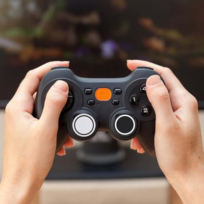 4pcs Thumb Grips Joystick Cap Cover for PS5 PS4 Xbox Series X/S Controller - color: black & white