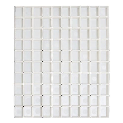 100PCS Watercolor Half Pans, 2ml Empty Paint Pans for Watercolor Palette - style: 100Pcs Half Pans