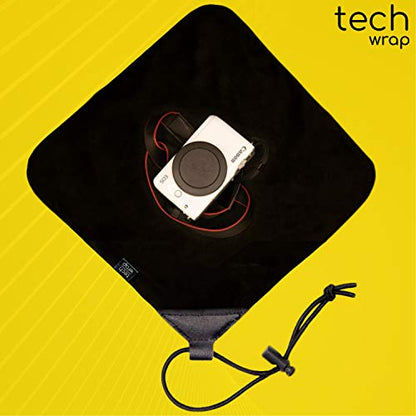 The Tech Wrap Compact 12.5" x 12.5" Neoprene Lens Pouch - Camera Lens Protective Wrap - Camera Travel Accessories