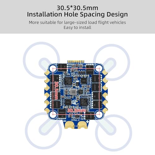 SEQURE 4in1 ESC 70A Brushless Electric Speed Controller 2-8S AM32 ESC 30.5x30.5mm for FPV Racing Drones Freestyle