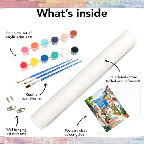 Paintcolor Landscape Paint by Numbers Kit for Adults Beginners - color: landscape