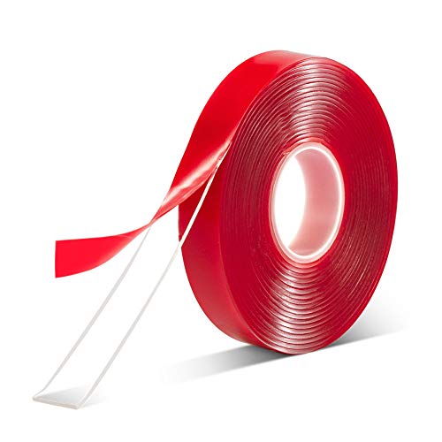 Double Sided Tape Heavy Duty, 1/2" Acrylic Clear Mounting Nano Tape, 10 ft - size: 1/2
