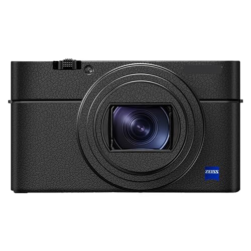 Anti-Scratch Camera Cover Skin Sticker for Sony RX100VI RX100VII Camera Protector Film Skin Decals RX100M6 RX100M7(Leather Black) - color: Leather Black