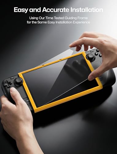 JSAUX 2-Pack Obsidian AR Screen Protector for Steam Deck OLED/LCD - color: Obsidian AR