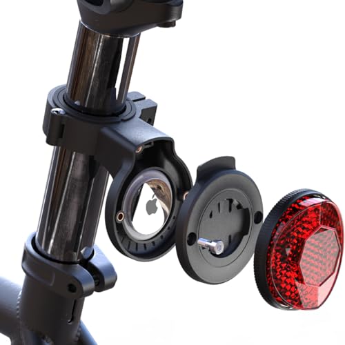AirTag Bike Tracker Mount Hidden Anti-Theft Seatpost Reflector Holder