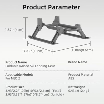 Extension Landing Gear for DJI NEO 2 Foldable Height Increasing Tripod Legs Gimbal Protection Fixed Protective Bracket Support Drone Accessories