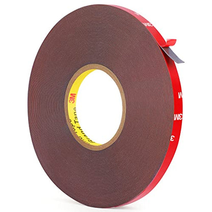 Double Sided Tape Heavy Duty, Super Strong Adhesive, 100ft x 0.39in, 1 Pack - size: 100FT (1 Pack)