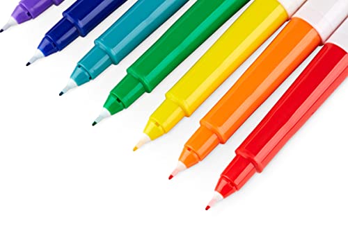Crayola Ultra Fine Point Markers (12ct), No Bleed Markers for Adult Coloring Books, Doodle Art Marker Set, Lettering, Calligraphy, Drawing - style: Ultra Fine Point
