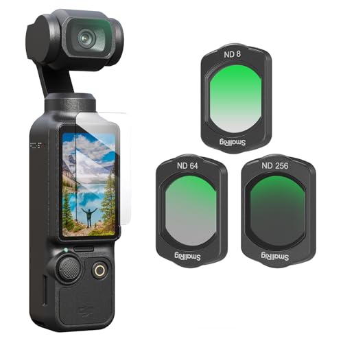 SMALLRIG Magnetic ND8 ND64 ND256 Filters Set for DJI Osmo Pocket 4/3 - style: ND Filters Set