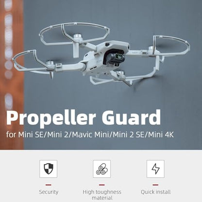 Propeller Guard+16PCS Propeller Blade +Propeller Holder Starp for DJI Mini 2 Mini 4K/Specta Drone,Light Weight Props Guard Bumper for Mavic Mini SE Drone Protective Accessory