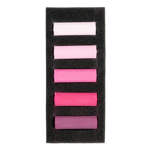 Rembrandt Soft Pastel Micro Set, 5-Piece Half Sticks, Rose Violets - color: Rose Violets, style: 5 Half Sticks in Micro Set